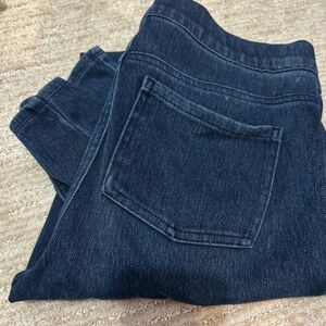 SPANX Blue Jeggings with Stretch Waistband